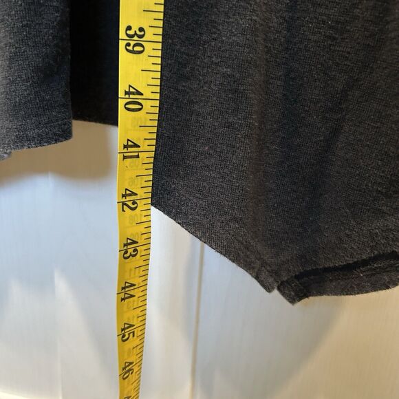 Pure Jill Womens Dress Medium Gray Linen Blend Minimalist Grunge Pockets Comfort - Picture 10 of 11